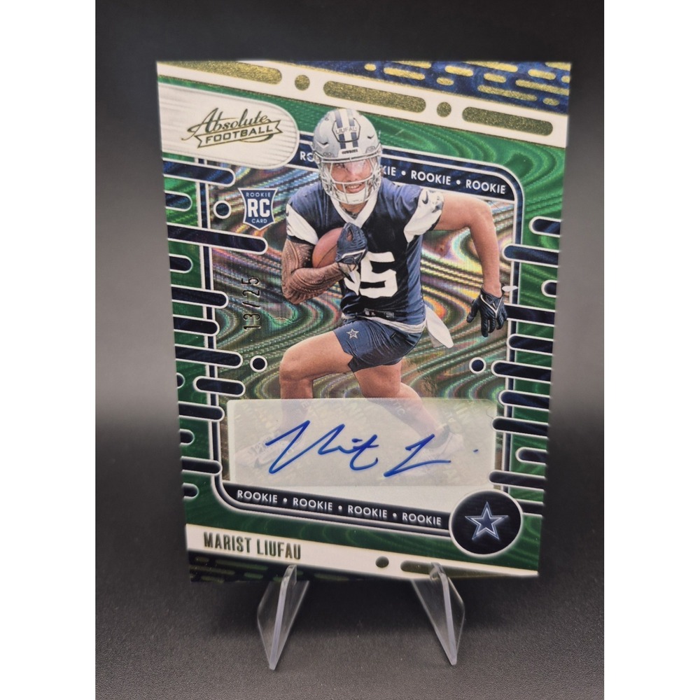 2024 Absolute‎ Marist Liufau #170 Rookie Autographs Green Spectrum /25 (RC) (AU)